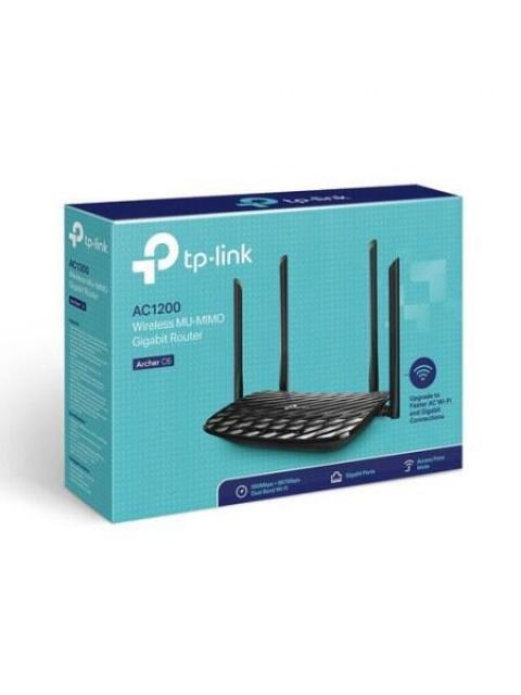 ROUTER TP-LINK GIGABIT ETHERNET DE BANDA DUAL MU-MIMO AC1200 ARCHER C6 INALAMBRICO 867MBIT-S 5X RJ-45 2.4-5GHZ 4 ANTENAS EXTERNAS - Imagen 3