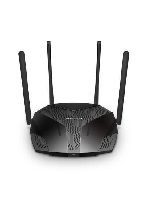 ROUTER MERCUSYS GIGABIT ETHERNET DOBLE BANDA MR80X INALAMBRICO 3000 MBIT-S 3X RJ-45 2.4-5GHZ CON 4 ANTENAS EXTERNAS DE 5DBI