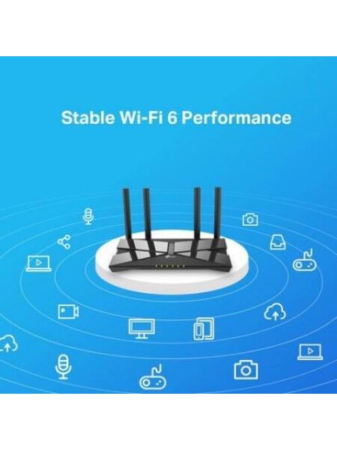 ROUTER TP-LINK GIGABUIT ETHERNET DE BANDA DUAL AX1500 ARCHER AX10 PARA GAMING INALAMBRICO 1500 MBIT-S 5X RJ-45 2.4-5GHZ CON 4 ANTENAS EXTERNA - Imagen 4
