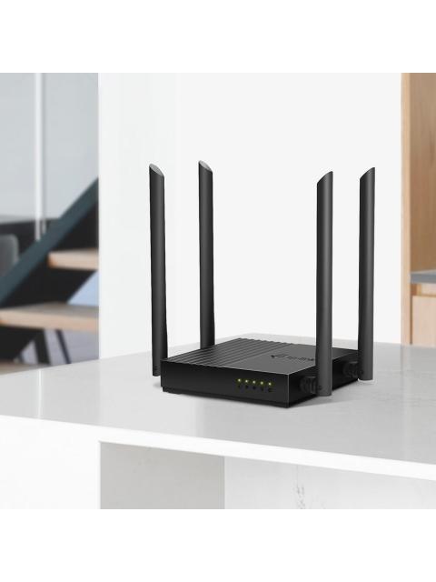 ROUTER TP-LINK GIGABIT ETHERNET DE BANDA DUAL MU-MIMO FIREWALL ARCHER C64 AC1200 INALAMBRICO 1200MBIT-S 5X RJ-45 2.4-5GHZ CON 4 ANTENAS EXTERNAS - Imagen 5