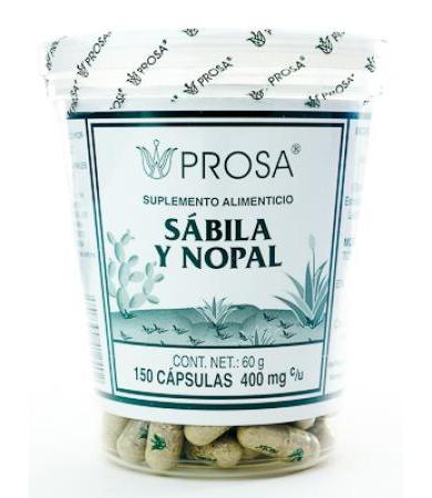 SABILA Y NOPAL 150 CAP PROSA
