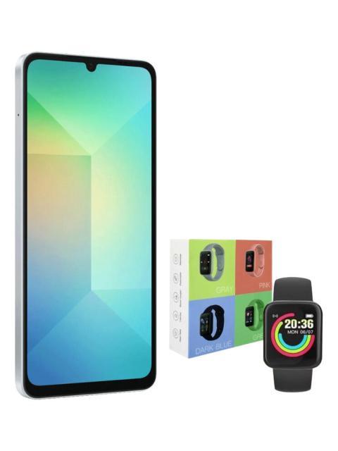SAMSUNG GALAXY A06 DUAL 64GB 4RAM BLUE + SMARTWATCH MACARON AZUL CLARO - Imagen 3