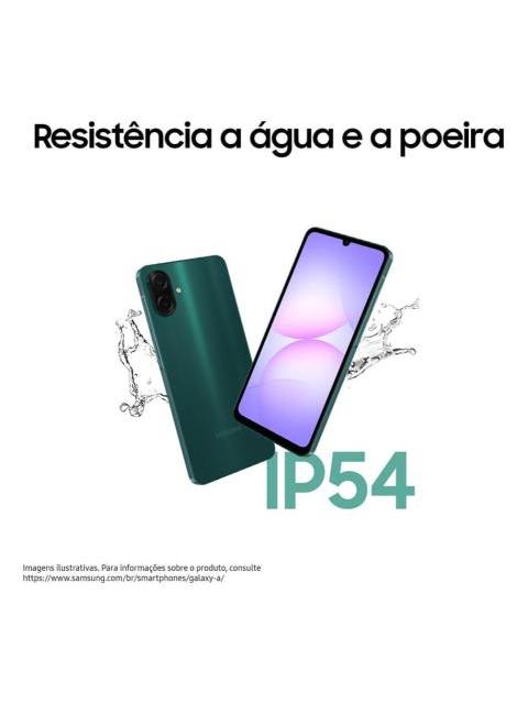 SAMSUNG GALAXY A07 128 GB TELEFONO CELULAR DE 4 GB CAMARA DE 50 MP PANTALLA 6.7 PROTECCION IP54 PROCESADOR DE 6 NM VERDE - Imagen 4