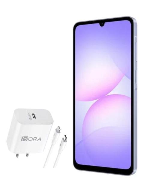 SAMSUNG GALAXY A07 DUAL 64GB 4RAM VIOLET + ADAPTADOR GENERIC VIOLETA - Imagen 3
