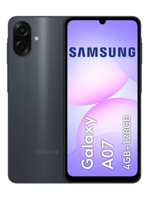 SAMSUNG GALAXY A07 LTE 6.7 128GB 4GB RAM CAMARA 50MPX - BLACK