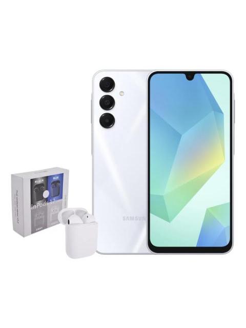 SAMSUNG GALAXY A16 DUAL 128GB 4RAM GREY + AIRPODS GENERICOS GRIS - Imagen 3