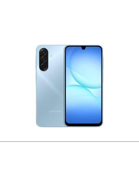 SAMSUNG GALAXY A17 4G PANTALLA DE 6.7 PULGADAS ALMACENAMIENTO DE 128 GB Y 6 GB DE RAM CAMARA DE 50 MEGAPIXELES BATERIA DE 5000 MAH COLOR AZUL CLARO.