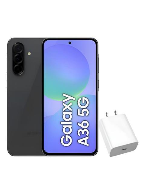 SAMSUNG GALAXY A36 5G DUAL SIM 128GB 8RAM BLACK + ADAPTADOR GENERICO NEGRO