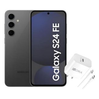 SAMSUNG GALAXY S24 FE 5G DUAL SIM 128GB 8RAM GRAPHITE + ADAPTADOR GENERICO GRAFITO