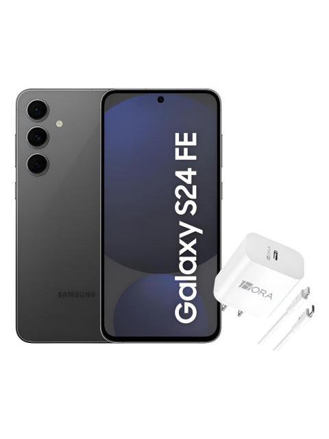 SAMSUNG GALAXY S24 FE 5G DUAL SIM 128GB 8RAM GRAPHITE + ADAPTADOR GENERICO GRAFITO