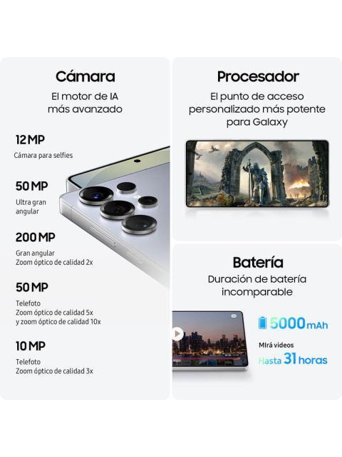 SAMSUNG GALAXY S25 ULTRA 256GB TITANIUM GRAY - Imagen 6