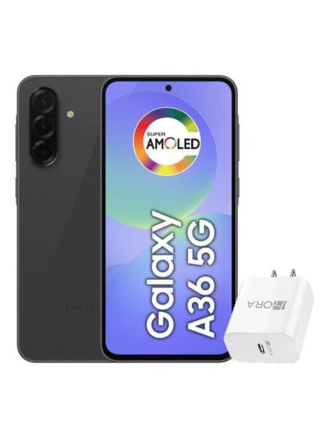 SAMSUNG GALAXYA36 128 5G + 8 RAM BLACK + ADAPTER GENERICO NEGRO - Imagen 3