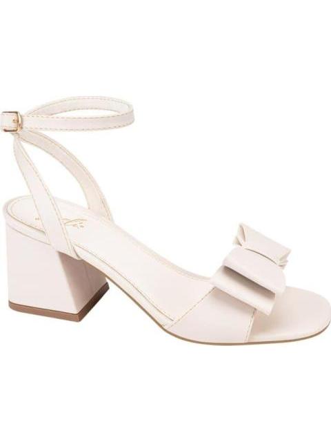 SANDALIA BAJA MOÑO BEIGE/HUESO YAELI - Imagen 2