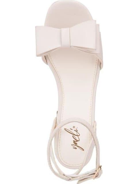 SANDALIA BAJA MOÑO BEIGE/HUESO YAELI - Imagen 3