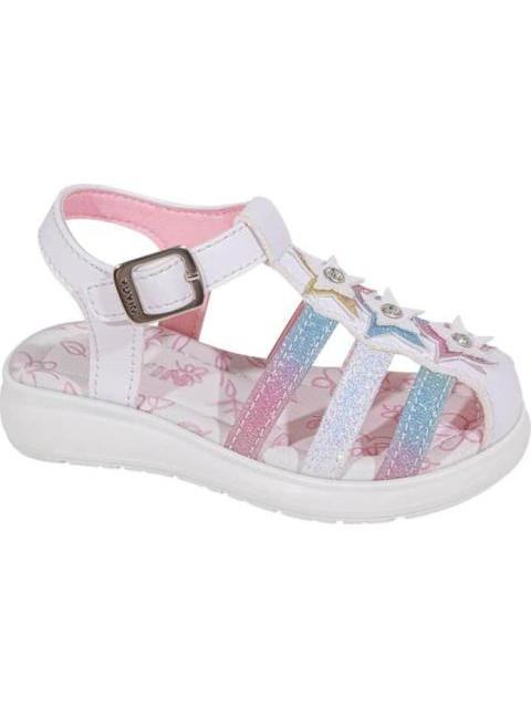 SANDALIA BEBE ESTRELLAS BLANCO YU YIN - Imagen 2