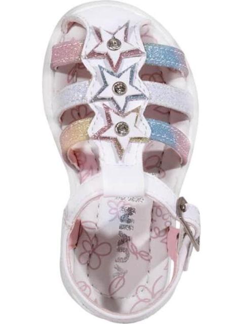 SANDALIA BEBE ESTRELLAS BLANCO YU YIN - Imagen 3