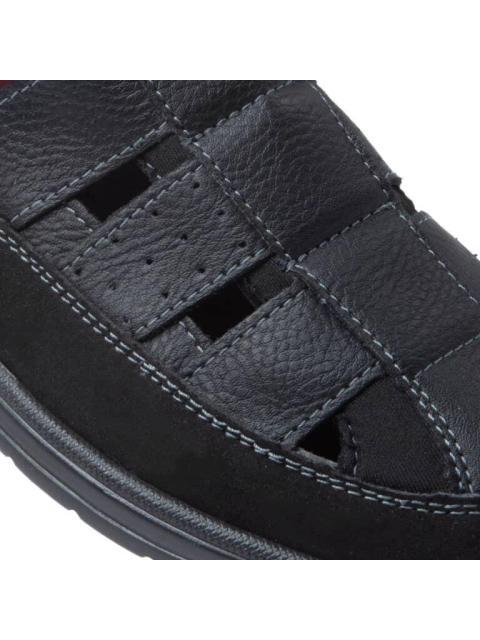 SANDALIA CASUAL AJUSTE CON VELCRO NEGRO KAFE - Imagen 6