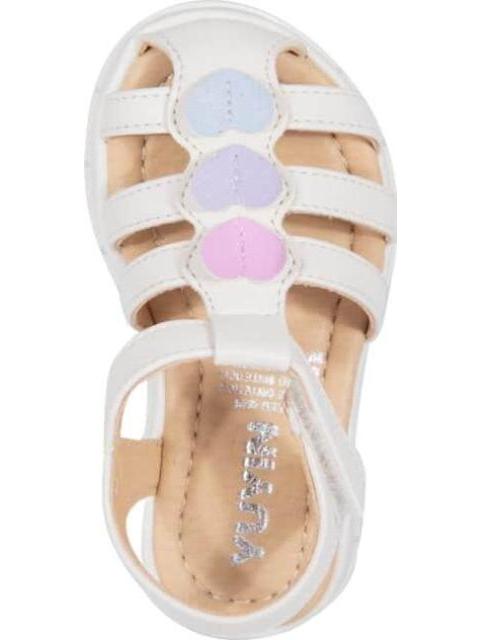 SANDALIA CORAZONES BEIGE/HUESO YU YIN - Imagen 3