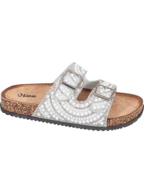 SANDALIA PERLAS PLATA VI LINE - Imagen 2