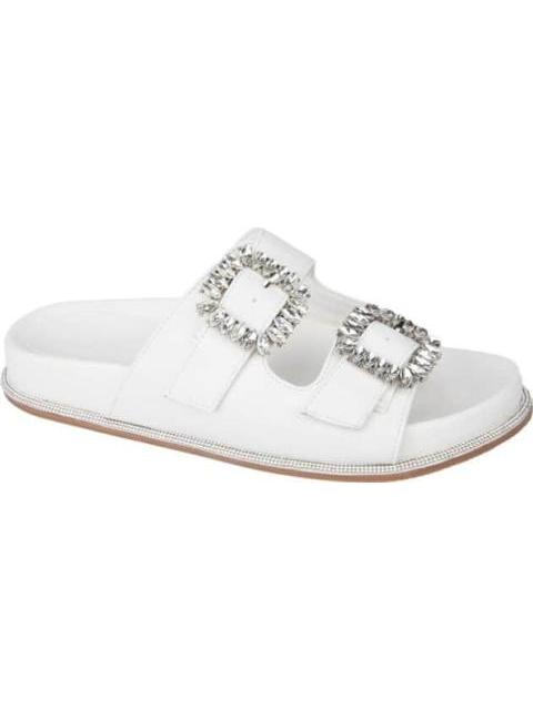 SANDALIA HEBILLAS PEDRERIA BLANCO VI LINE FASHION - Imagen 2