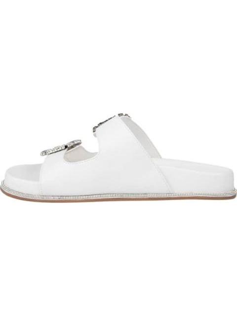 SANDALIA HEBILLAS PEDRERIA BLANCO VI LINE FASHION - Imagen 5