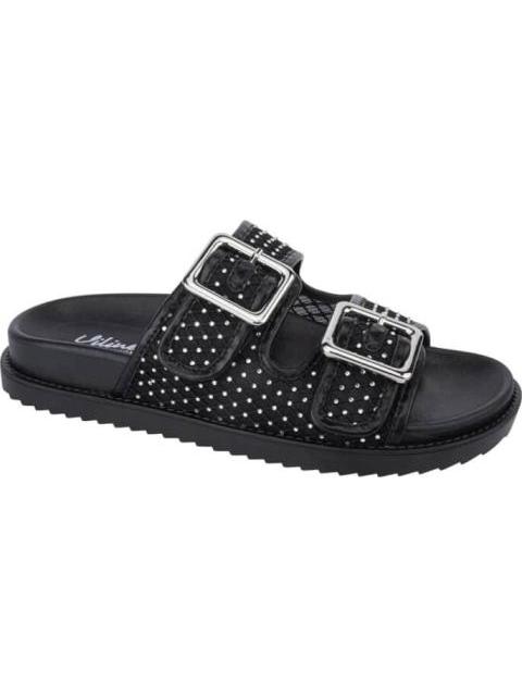 SANDALIA HEBILLAS NEGRO VI LINE FASHION - Imagen 2