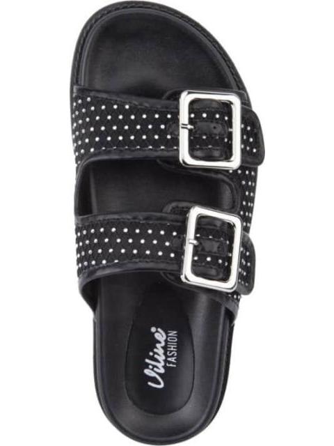 SANDALIA HEBILLAS NEGRO VI LINE FASHION - Imagen 3