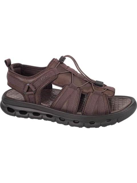 SANDALIA CASUAL OUTDOOR CHOCOLATE FLEXI - Imagen 2