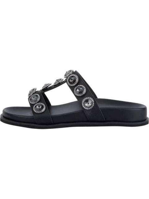 SANDALIA PEDRERIA NEGRO VI LINE FASHION - Imagen 5