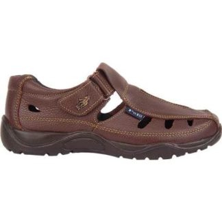 SANDALIA CASUAL PIEL CAFE HPC POLO