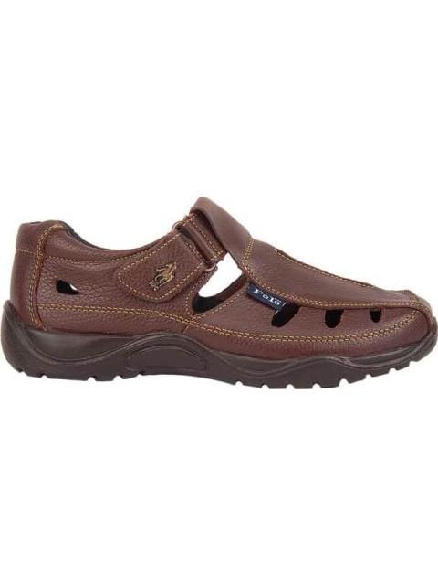 SANDALIA CASUAL PIEL CAFE HPC POLO