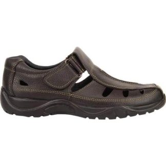 SANDALIA CASUAL PIEL CHOCOLATE KAFE