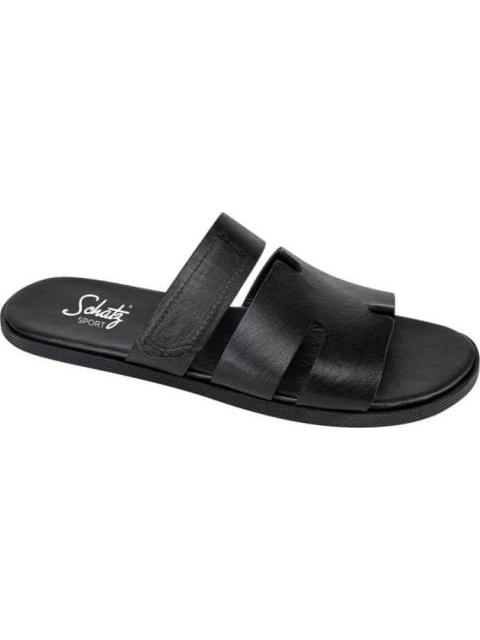 SANDALIA CASUAL PIEL NEGRO SCHATZ SPORT - Imagen 2