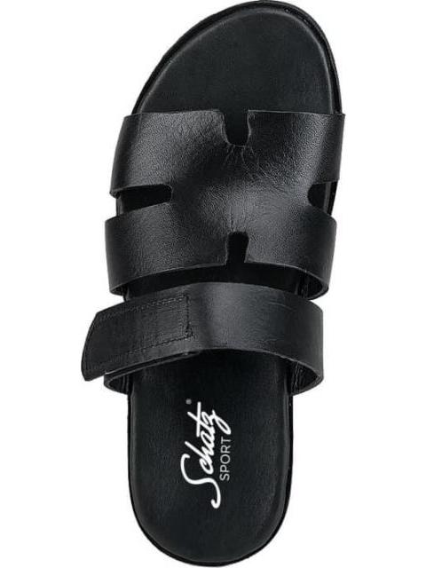 SANDALIA CASUAL PIEL NEGRO SCHATZ SPORT - Imagen 3