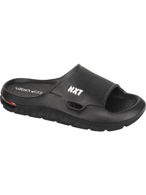 SANDALIA CASUAL SLIP ON VALVULA DE AIRE NEGRO NEXT CO - Imagen 2