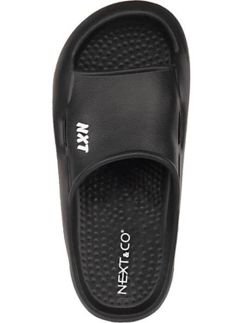 SANDALIA CASUAL SLIP ON VALVULA DE AIRE NEGRO NEXT CO - Imagen 3