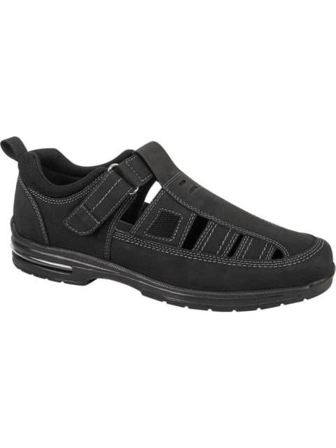 SANDALIA CASUAL SUELA CON BURBUJA NEGRO NEBEL WALK - Imagen 2