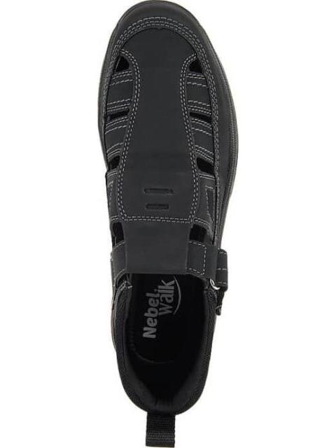 SANDALIA CASUAL SUELA CON BURBUJA NEGRO NEBEL WALK - Imagen 3