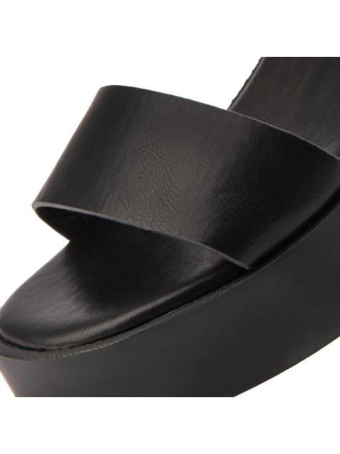 SANDALIA CON PLATAFORMA NEGRO VI LINE FASHION - Imagen 6