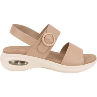 SANDALIA CON VALVULA NUDE SHOSH