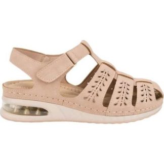 SANDALIA CON VALVULA ROSA SHOSH