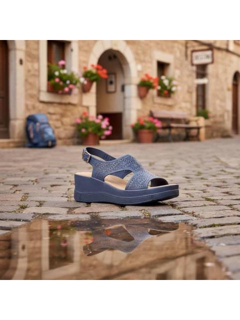 SANDALIA CONFORT AZUL MARINO SHOSH