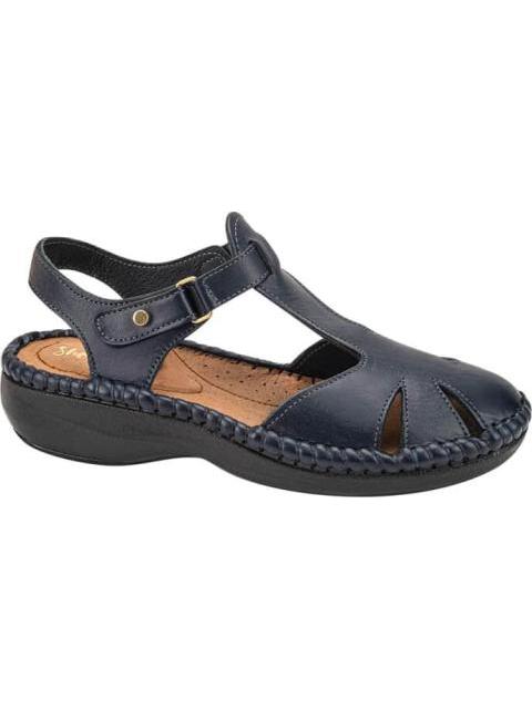 SANDALIA CONFORT AZUL MARINO SHOSH - Imagen 2