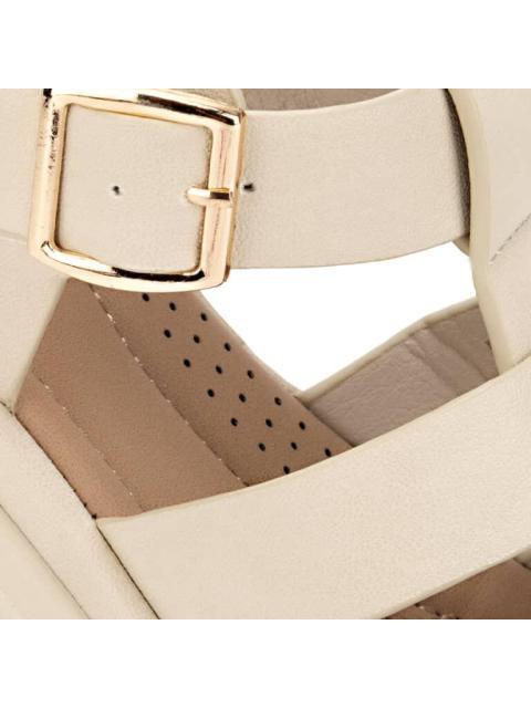 SANDALIA CONFORT BEIGE/HUESO SHOSH - Imagen 6
