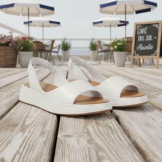 SANDALIA CONFORT BEIGE/HUESO VI LINE