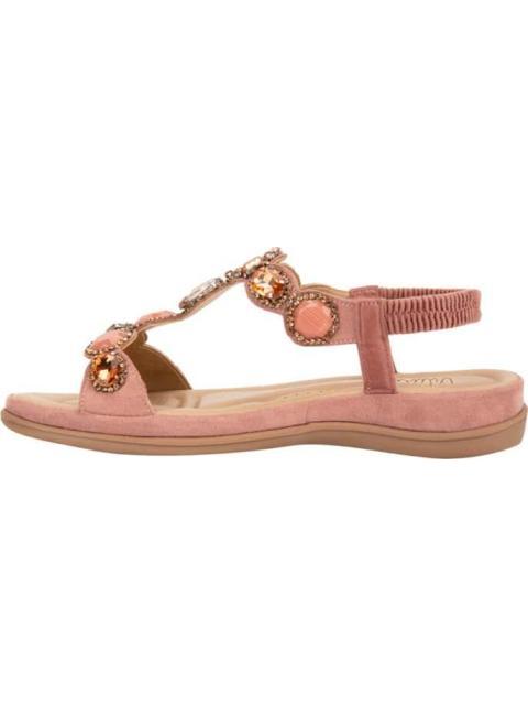 SANDALIA CONFORT BRILLOS ROSA VI LINE - Imagen 5