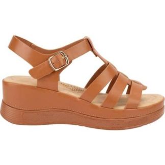 SANDALIA CONFORT CAMEL SHOSH