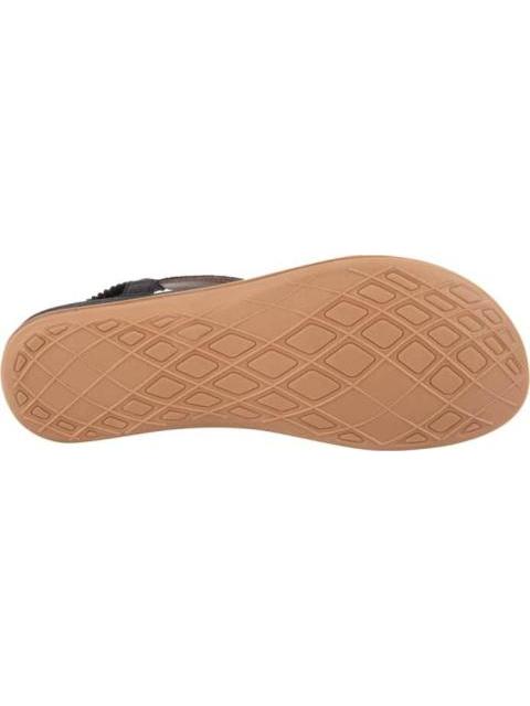 SANDALIA CONFORT CON BRILLOS NEGRO VI LINE - Imagen 4