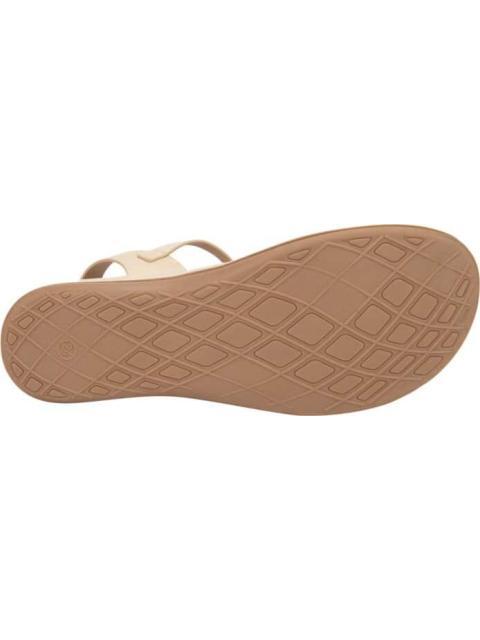 SANDALIA PLANA BEIGE VI LINE - Imagen 4