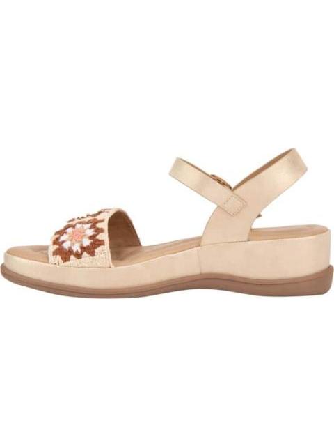 SANDALIA PLANA BEIGE VI LINE - Imagen 5